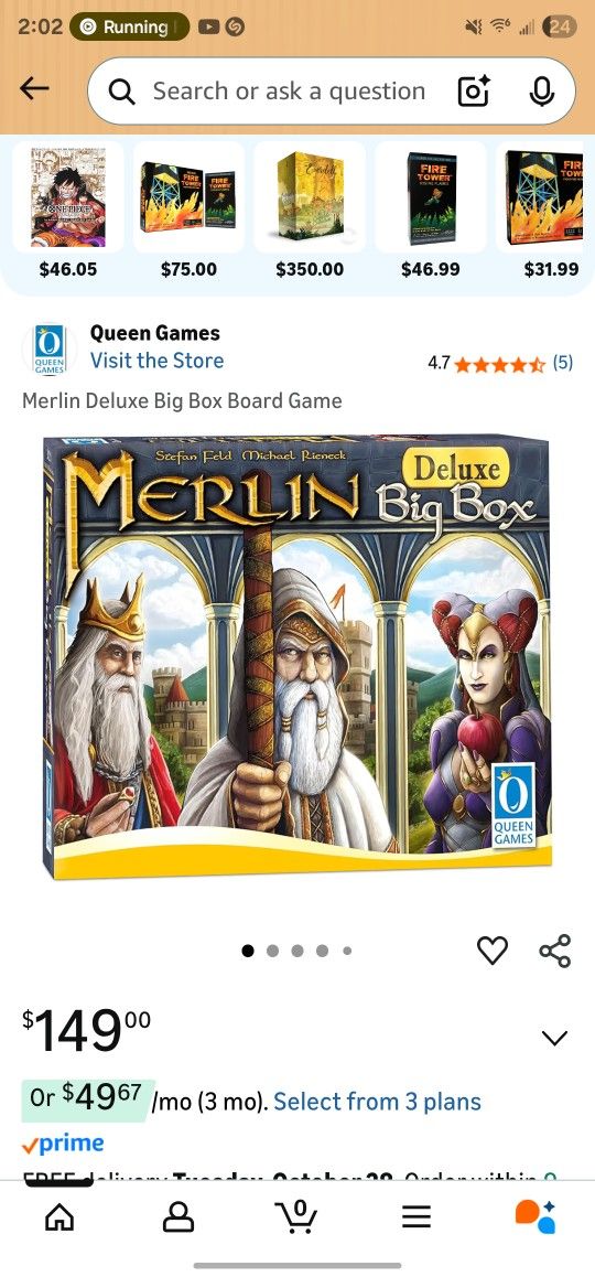 Merlin Board Game