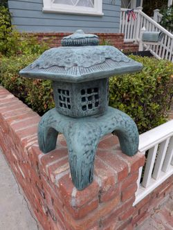 Asian Pagoda Lantern Statue Concrete