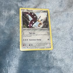 Mawile Pokémon Card