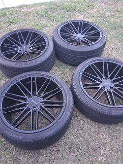 ELEMENT WHEELS SIZE 20 STAGGER BOLT PATTERN 5 ON 120 FIT HONDA CAMARO TESLA CADILLAC