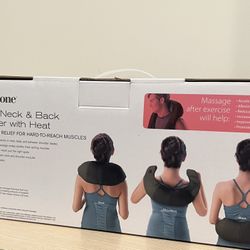 Brookstone Shiatsu Neck & Back Massager with Heat
