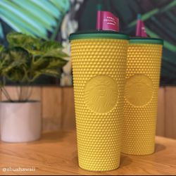 Pineapple Studded Starbucks Tumbler