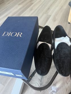 Dior Black Oblique Loafers with Box size 42