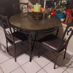 Metal & Marble Table top 