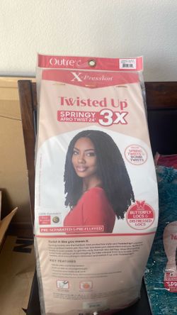 Twisted Up hair extentions  (4 packs)