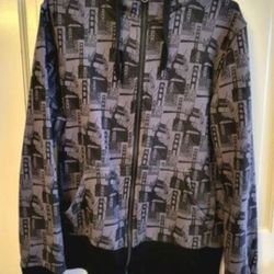 San Francisco Golden Gate Bridge Jacket Coat Zip Up Hoodie Size XS Dream Big CA Souvenir