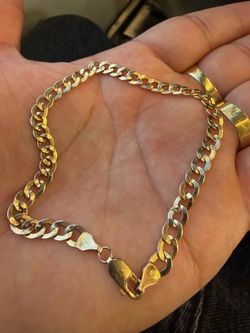 10k curb bracelet