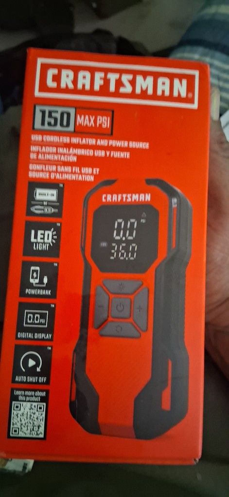 Craftsman air compressor hundred and fifty maximum p s I