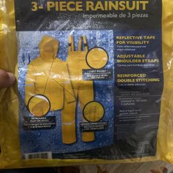 3 Piece Rain suit 