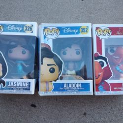Disney Aladdin Funko Pop Set