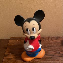 Disney Mickey Plastic Coin Bank