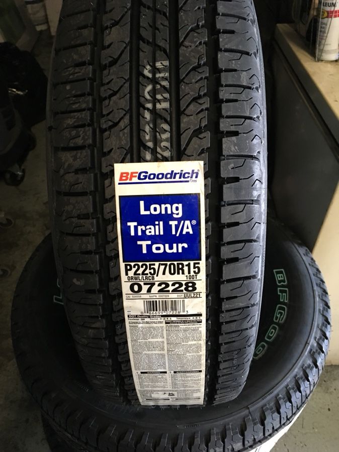 Set de 4 llantas New 225/70/15 BFGoodrich