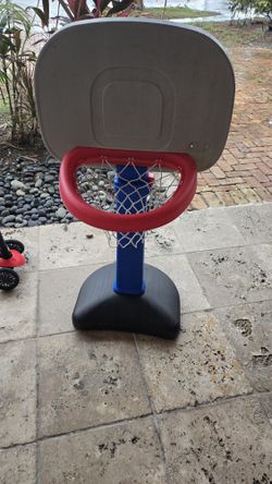 Two Step Adjustable Basketball Hoop