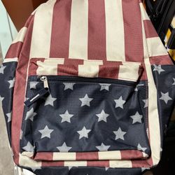 American Flag Backpack