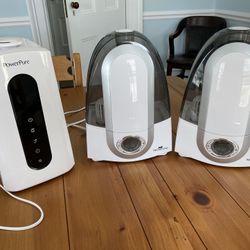 3 Ultrasonic Humidifiers 