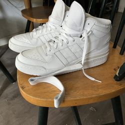 Adidas Mid Forum All White Original