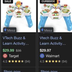New Vtech Buzz And Learn Activity Table