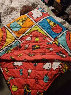 Queen Hello Kitty blanket