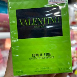 Brand New Valentino Donna Born In Roma Green Strabaganza100ml Woman Parfum 