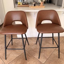 Faux Leather Stools