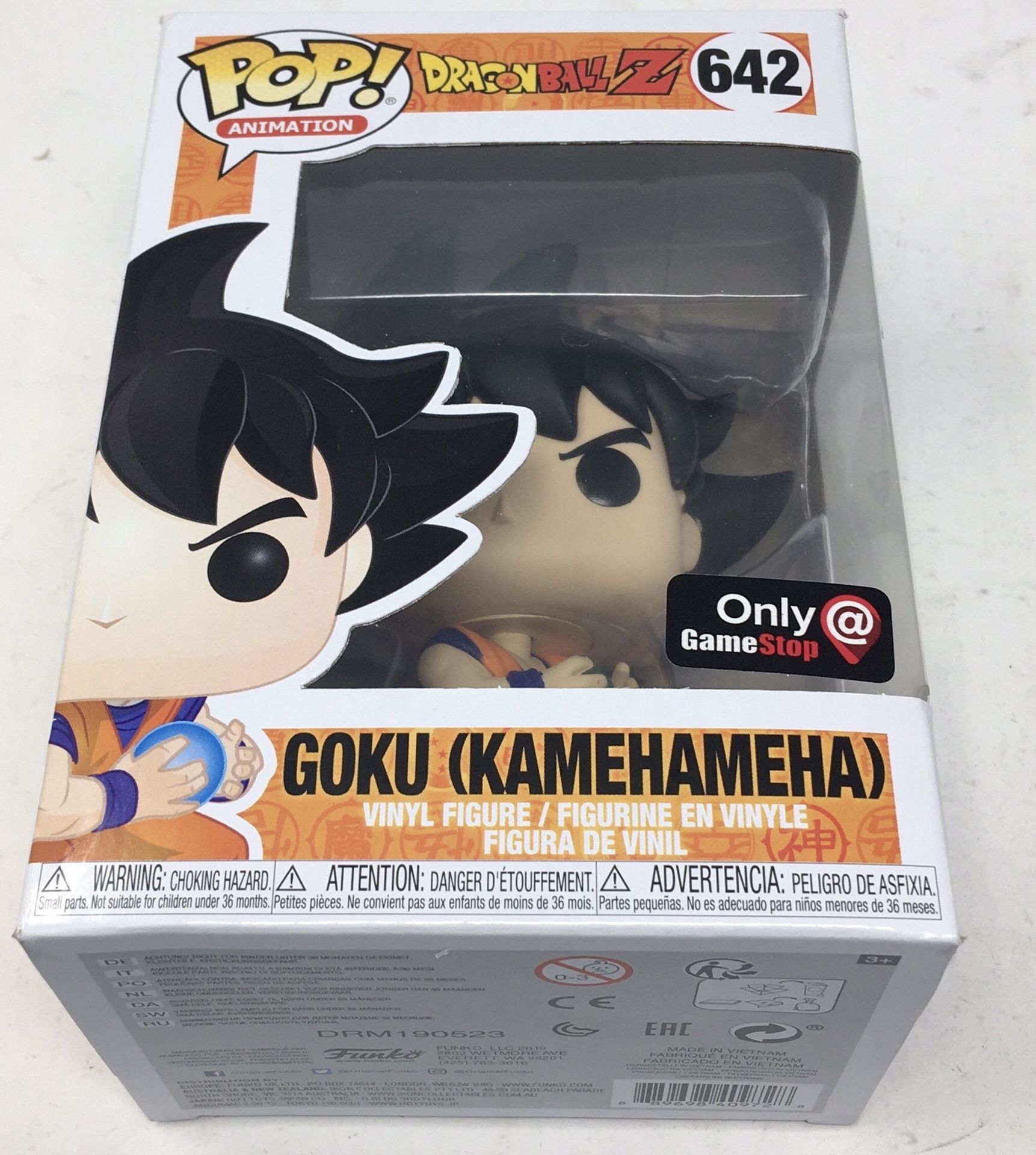 Goku (Kamehameha) GameStop Exclusive Funko Pop 642 PRE-OWNED