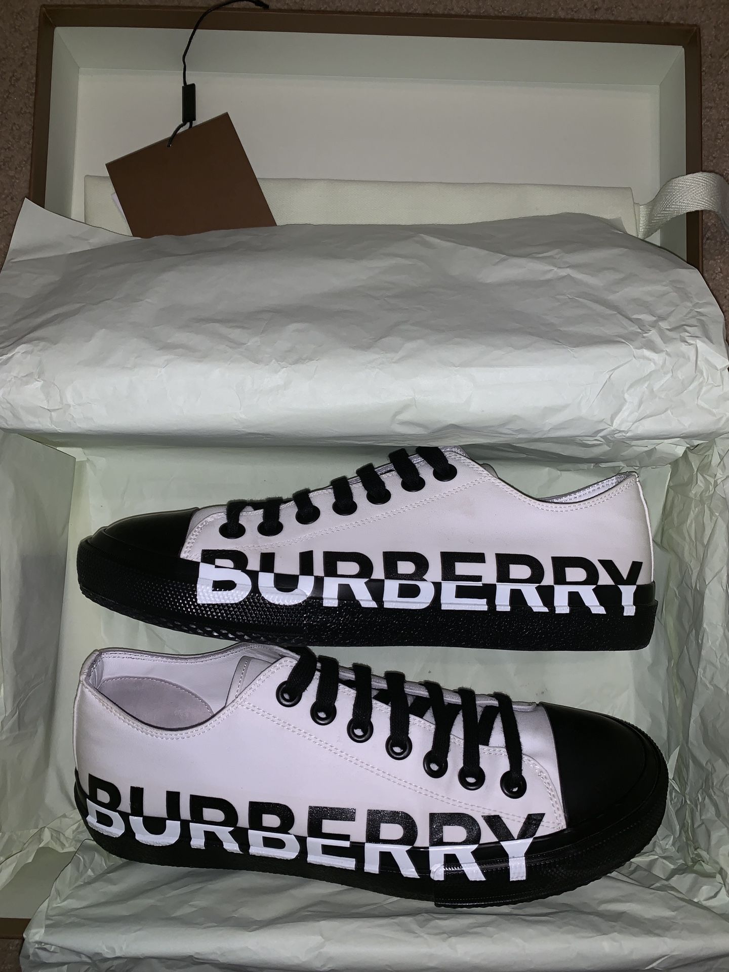 Burberry Two-Tone Sneakers