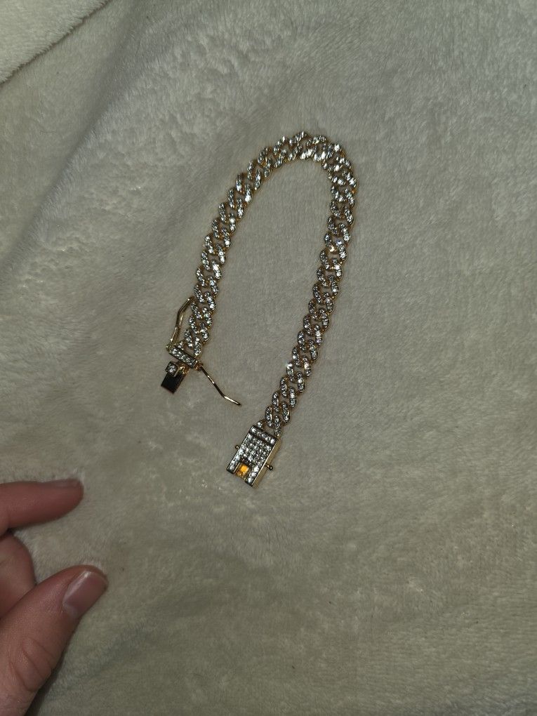Cuban Pron Diamond Bracelet