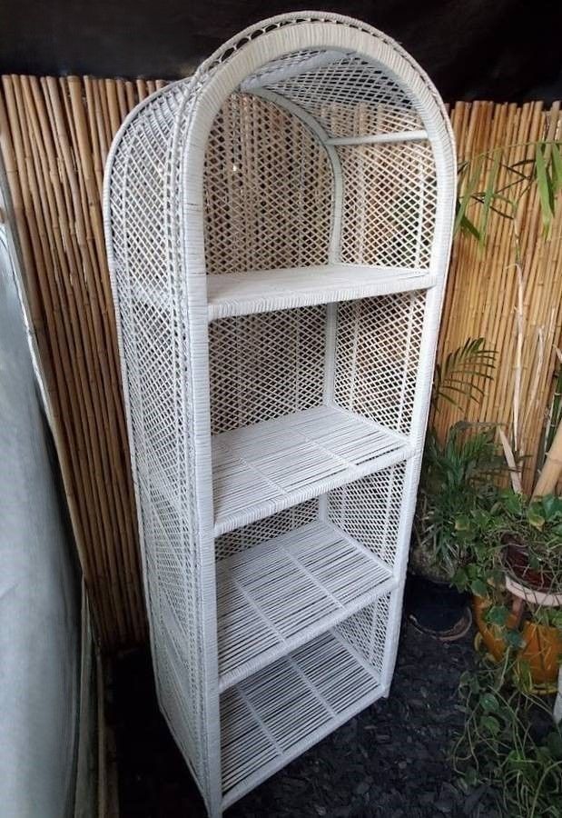 Vintage Wicker Shelf
