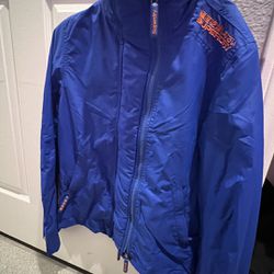 Superdry double black label winter waterproof jacket - Small
