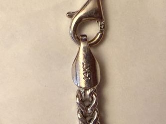 14k white gold chain.