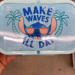 NWT Disney Stitch bento box bundle 