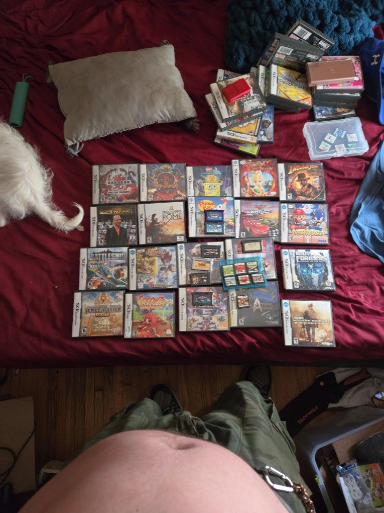 Lot Of Mario DS And Nintendo Advance Games
