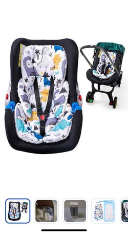 👶 For Sale: THE KENKYO Infant Car Seat Insert – 2-in-1 Reversible Cushion for Newborns