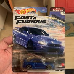 Hot Wheels Fast And Furious R34 Skyline 