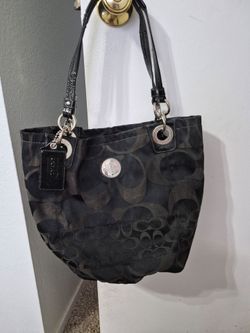 Coach Signature Tote Bag Black