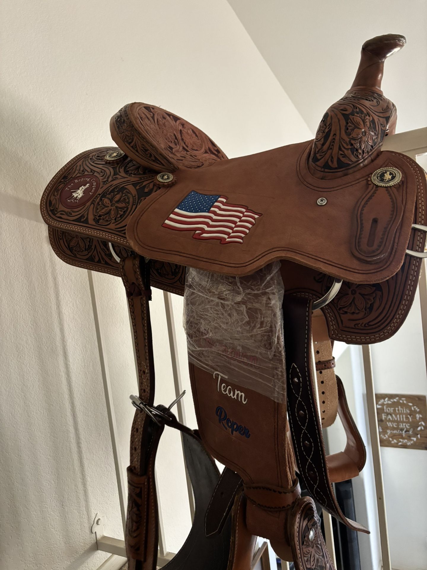 Team Roping Saddle