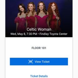 Celtics Women Conert Tickets