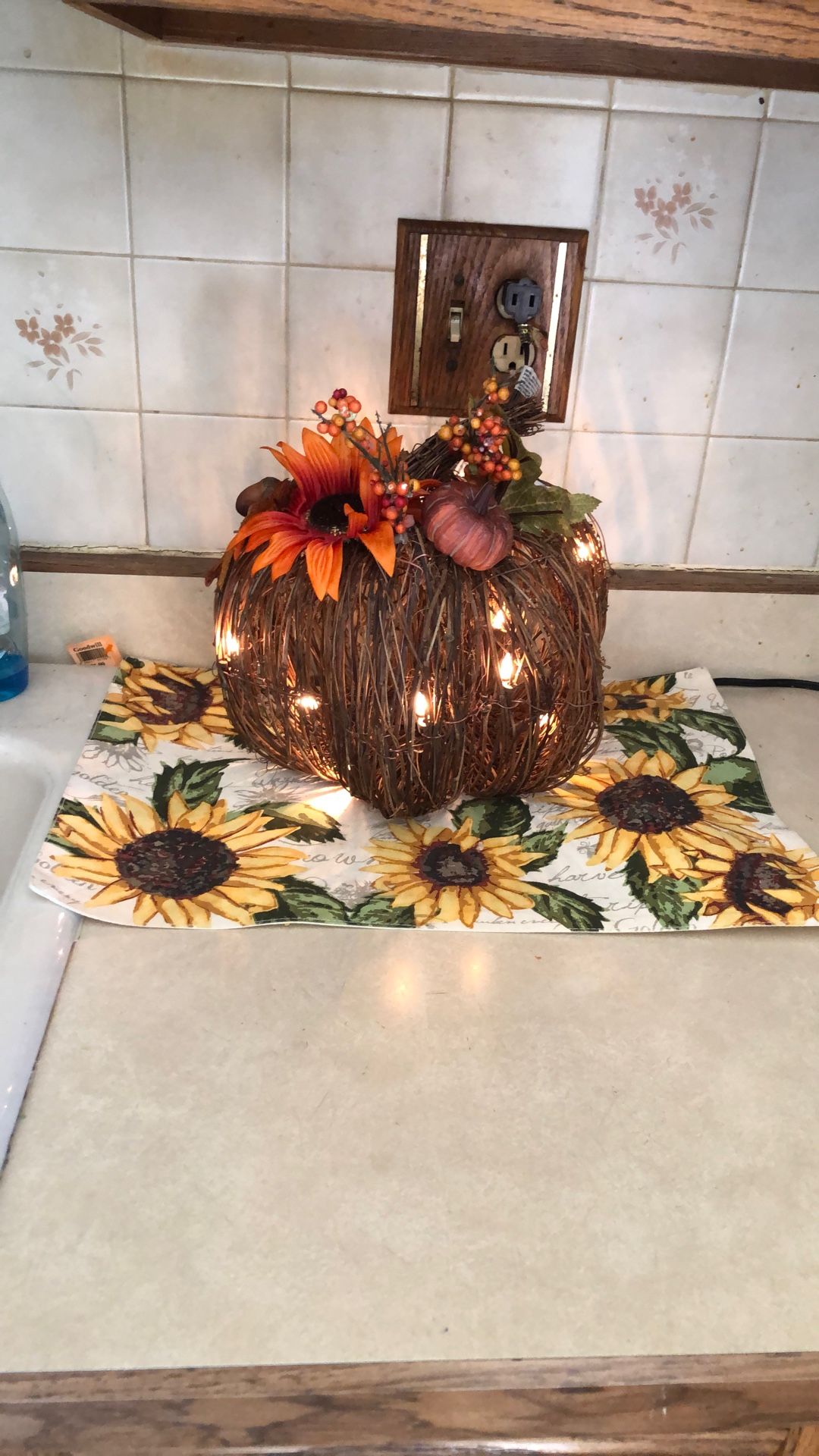 Rustic Branch Pumpkin