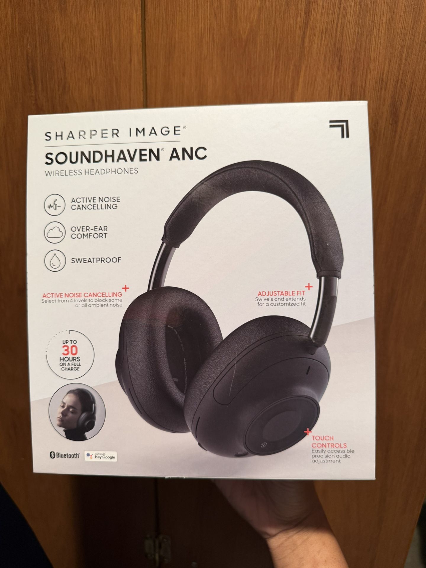 Soundhaven Anc Wireless Headphones, Black