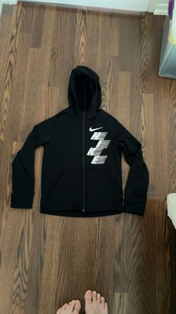 Nike DRI FIT boys Size Medium Zip Up Sweater