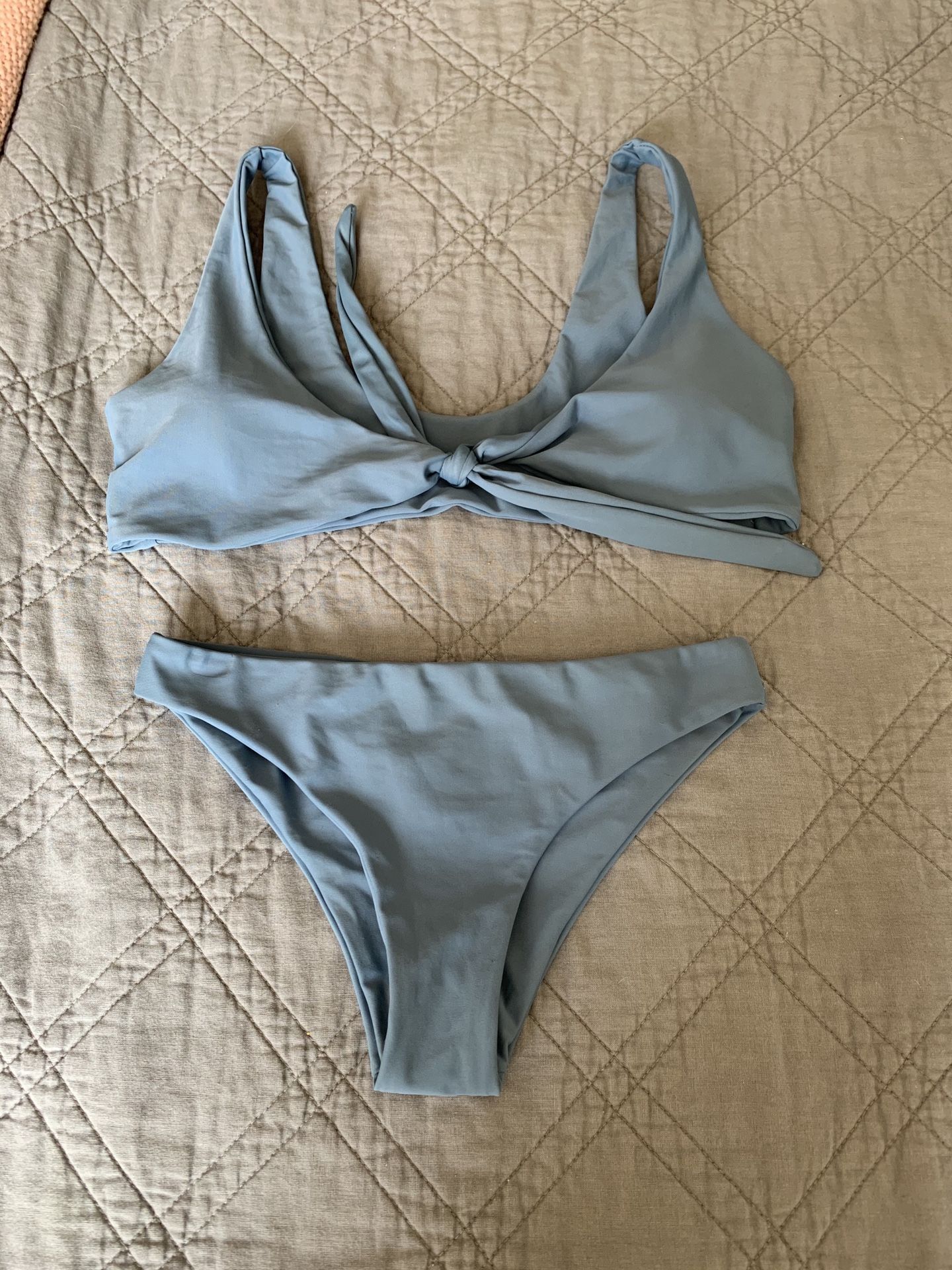 Small (fits like medium) blue bikini