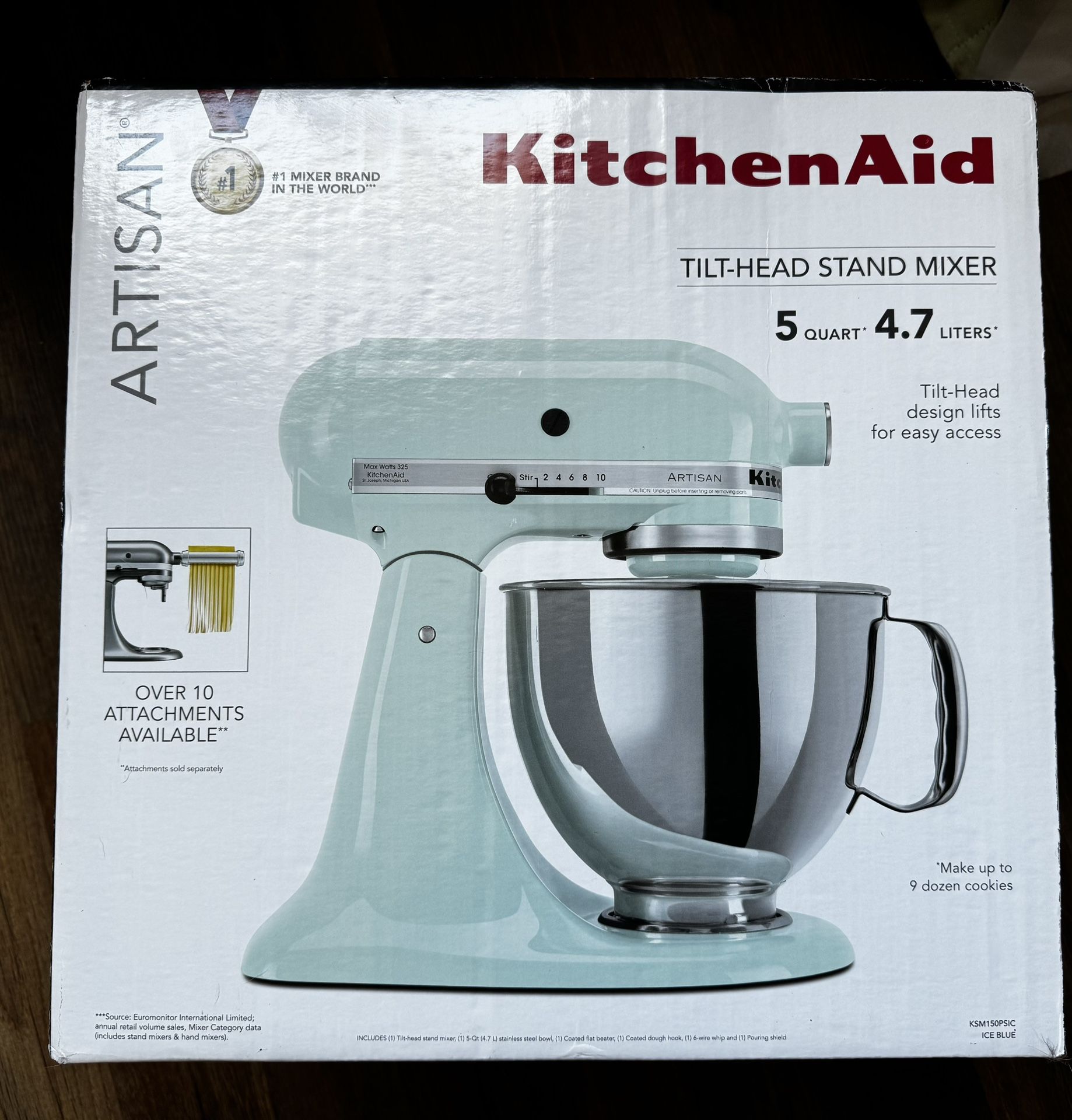 Artisan® Series 5 Quart Tilt-Head Stand Mixer