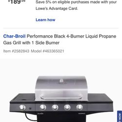4 Burner Grill 
