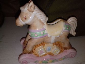80s rocking horse bank