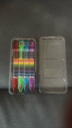 New 4 Crayon Pens Change The Colors