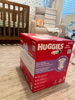 Huggies size 3 diapers