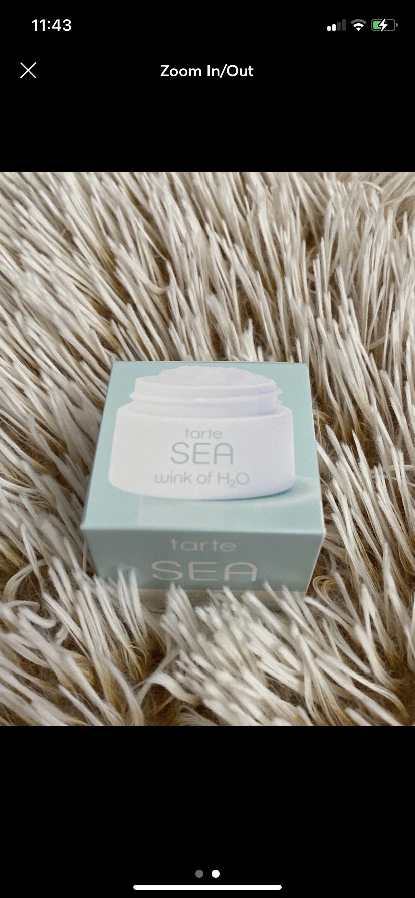 TARTE Sea Wink of H2O Vegan Collagen Eye Cream! NEW! 0.53 oz.