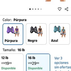 Prodigen Weighted Vest 16 Lb (Purple) / Chaleco Con Peso Prodigen De 16Lb (Purpura)