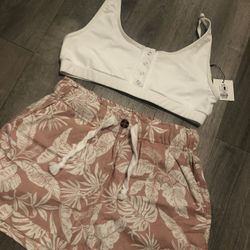 NWT Shorts & Bikini Top
