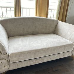 Sofa + Loveseat Set *Gold Accents 